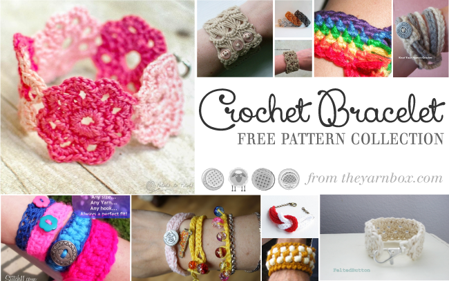 11 FREE Crochet Bracelet Patterns!!